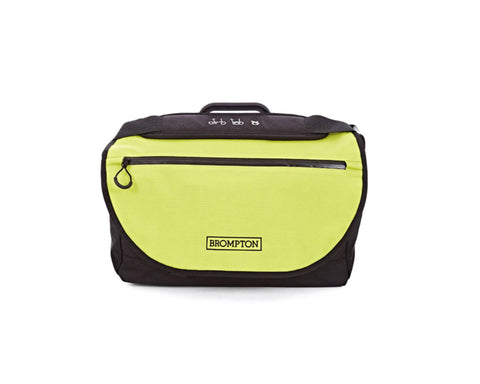 S-Bag Lime Green, avec structure, bandouillère, housse imperm.