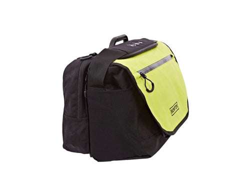 S-Bag Lime Green, avec structure, bandouillère, housse imperm.