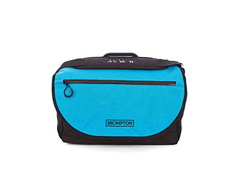 S-Bag lagoon blue, avec structure, bandouillère, housse imperméable, ciuverture noire