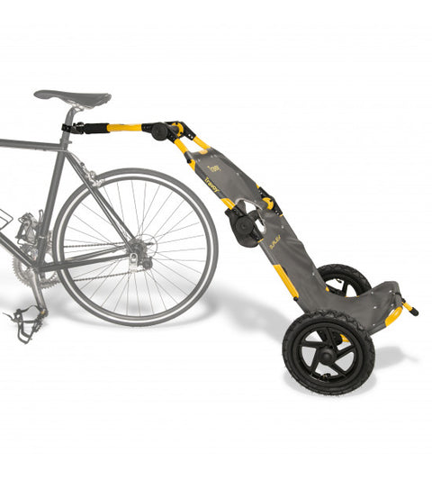 fahrradanhänger burley travoy Burley Travoy, jaune yellow – bikes2fold