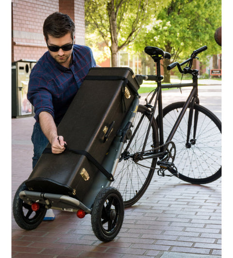fahrradanhänger burley travoy Burley Travoy gris grey – bikes2fold